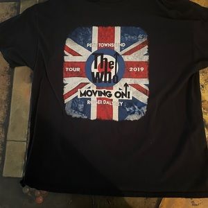 THE WHO Roger Daltrey Pete Townsend 2019 Moving On Tour T-shirt sz2XL